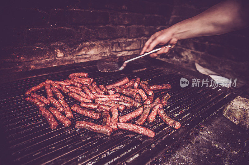 Čevapčiči on the Grill